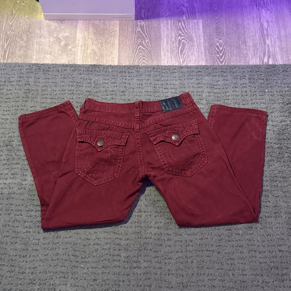 True Religion Men's Red Jeans